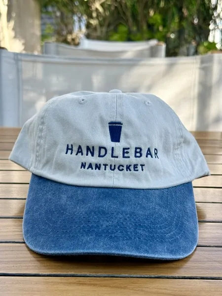 HB White T-Shirt — classic Handlebar Nantucket tee